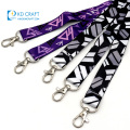 Hot sale custom design double sided logo printed branded neck lanyard for keychain